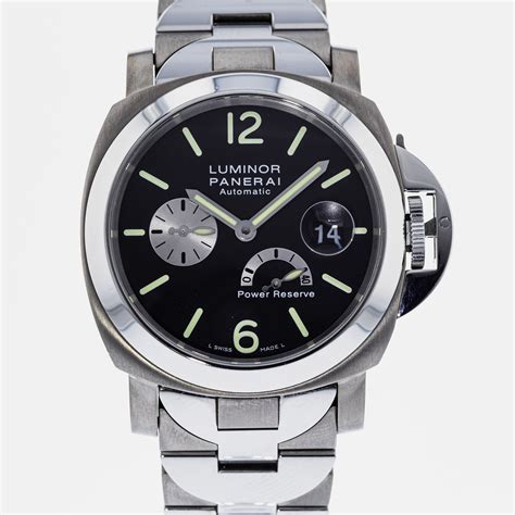 used panerai luminor power reserve pam 171 watch waterproof|Panerai Luminor Power Reserve PAM 171 Preowned Watch.